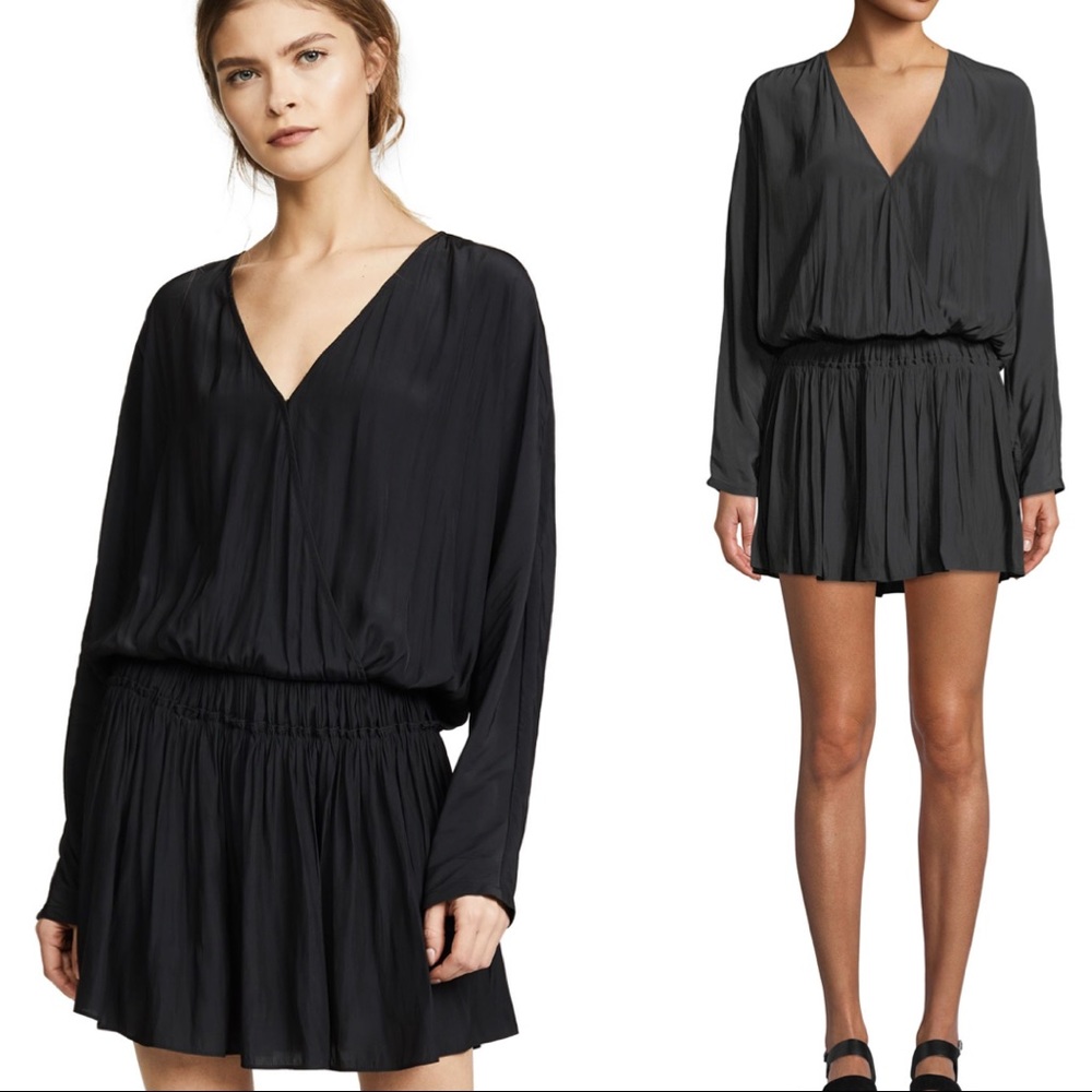Ramy Brook Mabel Long Sleeve Ruched Dress